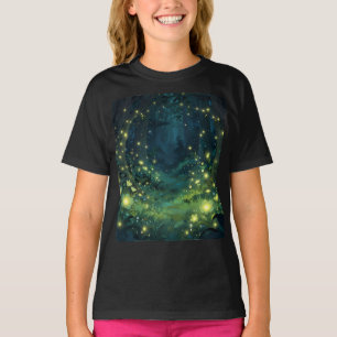 Enchanted Forest Glow Magical Night T-Shirt