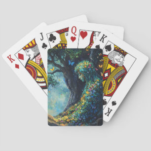 Enchanted Forest Goddess with Butterflies (6) Playing Cards