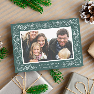 Enchanted Forest   Holiday Photo Card