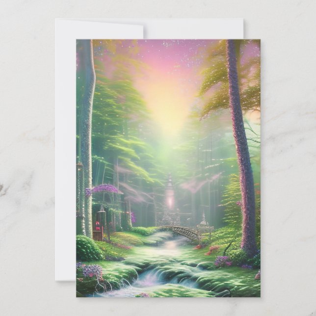 Enchanted Forest  Invitation (Front)