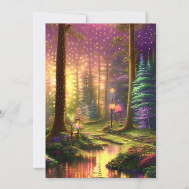Enchanted Forest Invitation (Front)