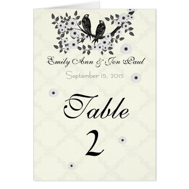 Enchanted Forest Love Bird Wedding (Front)