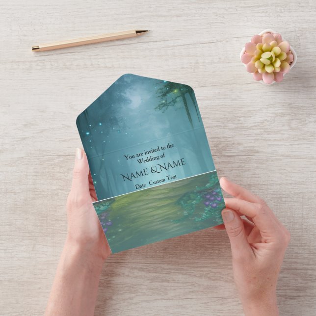 Enchanted Forest Mist All In One Invitation (Video)