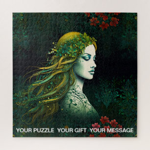 Enchanted Forest Muse Jigsaw Puzzle