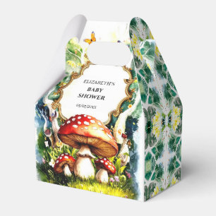 Enchanted Forest Mushroom Baby Shower Favour Box
