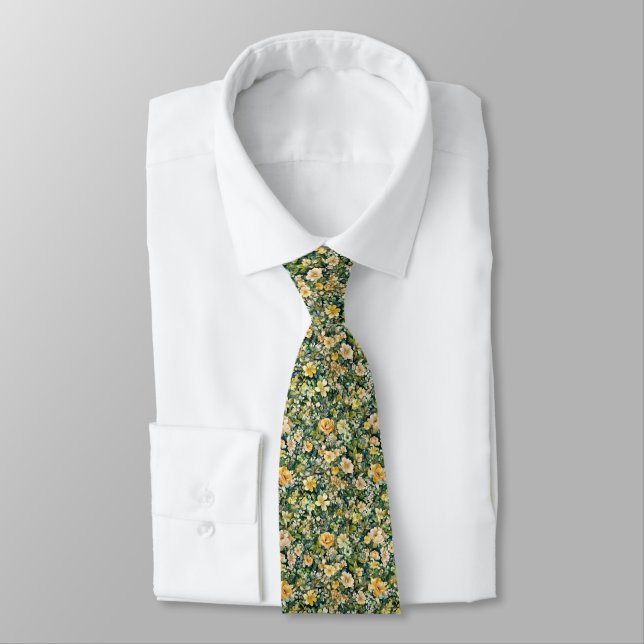 Enchanted Forest Neck Tie (Tied)