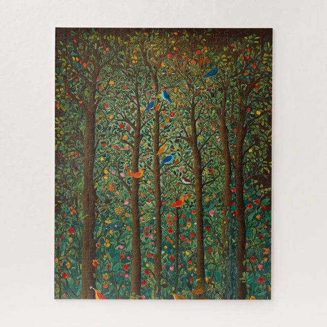 Enchanted Forest of Songbirds Jigsaw Puzzle (Vertical)