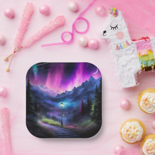 Enchanted Forest Paper Plate