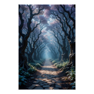 Enchanted Forest Path Poster