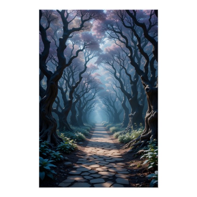 Enchanted Forest Path Poster (Front)