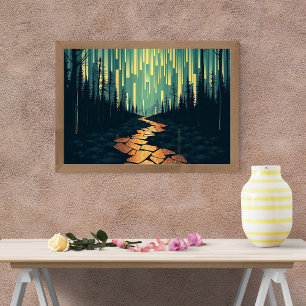 Enchanted Forest Pathway Poster