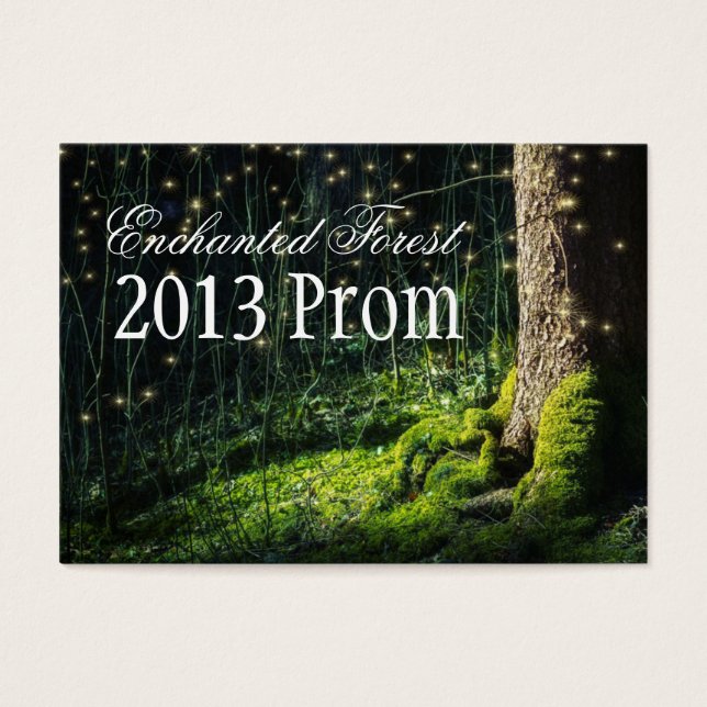 Enchanted Forest Prom Tickets - Invitations (Front)