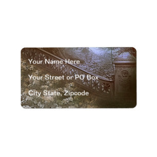 Enchanted Forest Scene Label