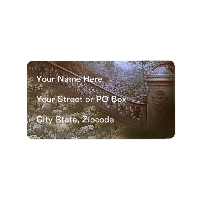 Enchanted Forest Scene Label (Front)