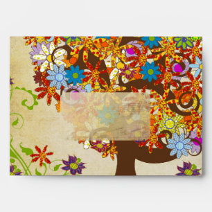 Enchanted Forest Side Branch Wedding Envelopes