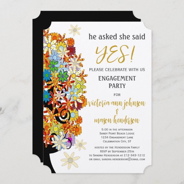 Enchanted Forest Side Branch Wedding Invitations (Front/Back)