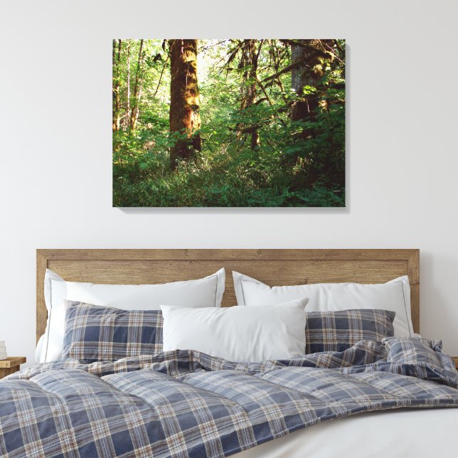 Enchanted Forest Stretch Canvas Print (Insitu(Bedroom))