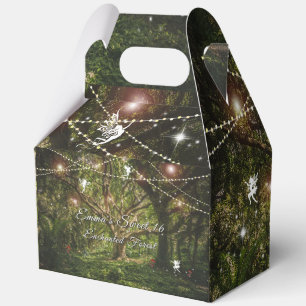 Enchanted Forest Sweet 16 Fairies Sparkling Lights Favour Box