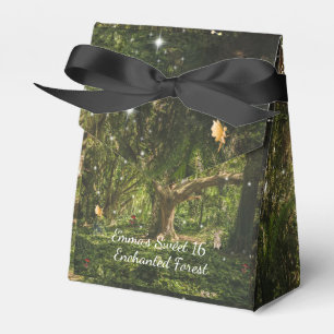 Enchanted Forest Sweet 16 Fairies Sparkling Lights Favour Box