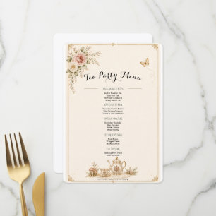 Enchanted Forest Tea Party Menu