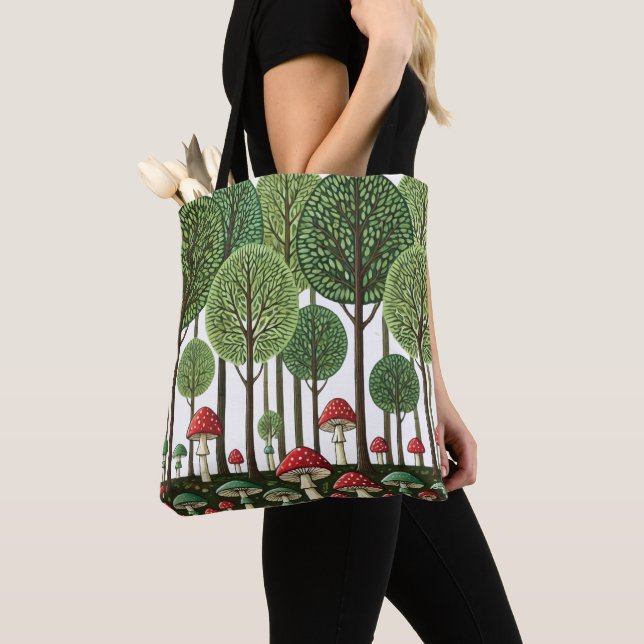 Enchanted Forest Tote Bag (Close Up)