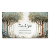 Enchanted Forest Watercolor Gold Glitter