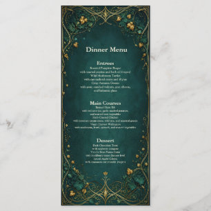 Enchanted Forest Wedding Dinner Bar Menu