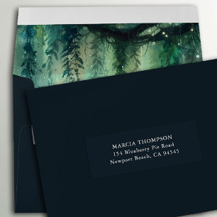 Enchanted Forest Wedding Guests Address Labels