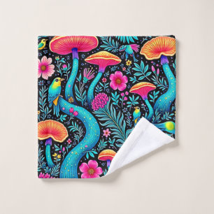 Enchanted Forest Whimsical Dream Design Bath Towel Set