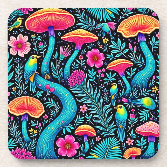 Enchanted Forest Whimsical Dream Design Coaster (Front)