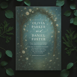 Enchanted Forest Whimsical Wedding Invitation