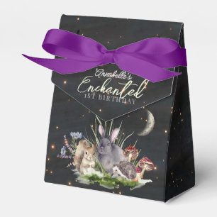 Enchanted Forest Woodland Animals Birthday Favour Box