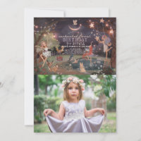 Enchanted Forest Woodland Fairies Birthday Photo
