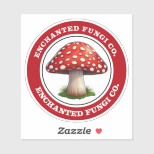 Enchanted Fungi Red Amanita Muscaria Sticker