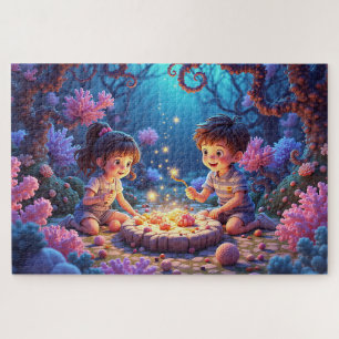 Enchanted Garden Adventure of Kids Jigsaw Puzzle