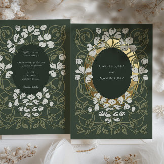 Enchanted Garden Art Nouveau Wedding