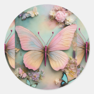 Enchanted Garden Classic Round Sticker