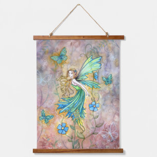 Enchanted Garden Fairy Fantasy Art Molly Harrison Hanging Tapestry