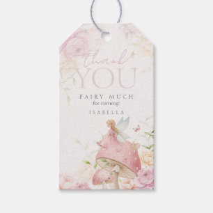 Enchanted Garden Fairy Thanks Gift Tags