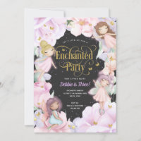 Enchanted Garden, Fairy themed flowers birthday