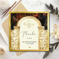Enchanted Garden Gate Flat Thank You Card