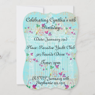 Enchanted Garden Gate Invitation