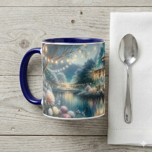 Enchanted Garden Gazebo Twilight Reflection Mug