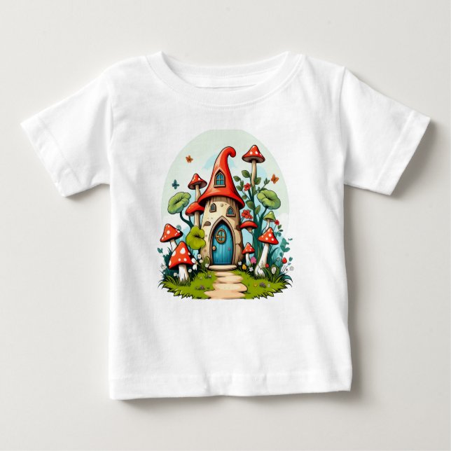 Enchanted Garden Gnome  Baby T-Shirt (Front)