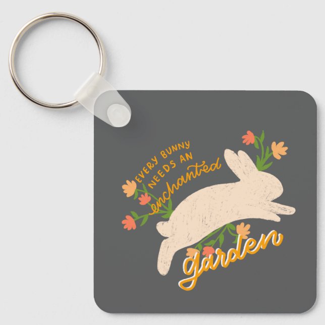 Enchanted Garden Key Ring (Front)