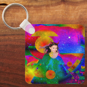Enchanted Garden Keychain