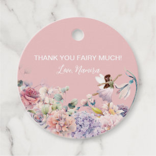  Enchanted Garden Little Fairy Birthday Party  Favour Tags