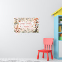 Enchanted Garden Mushroom Girl's 1st Birthday