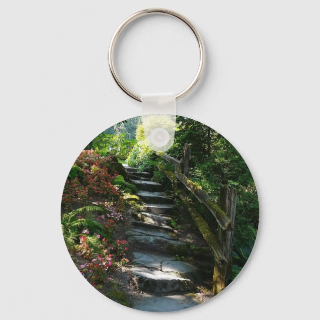 Enchanted Garden Path Key Ring (Front)