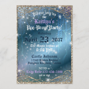 Enchanted Garden Pre-Prom Party Invitation